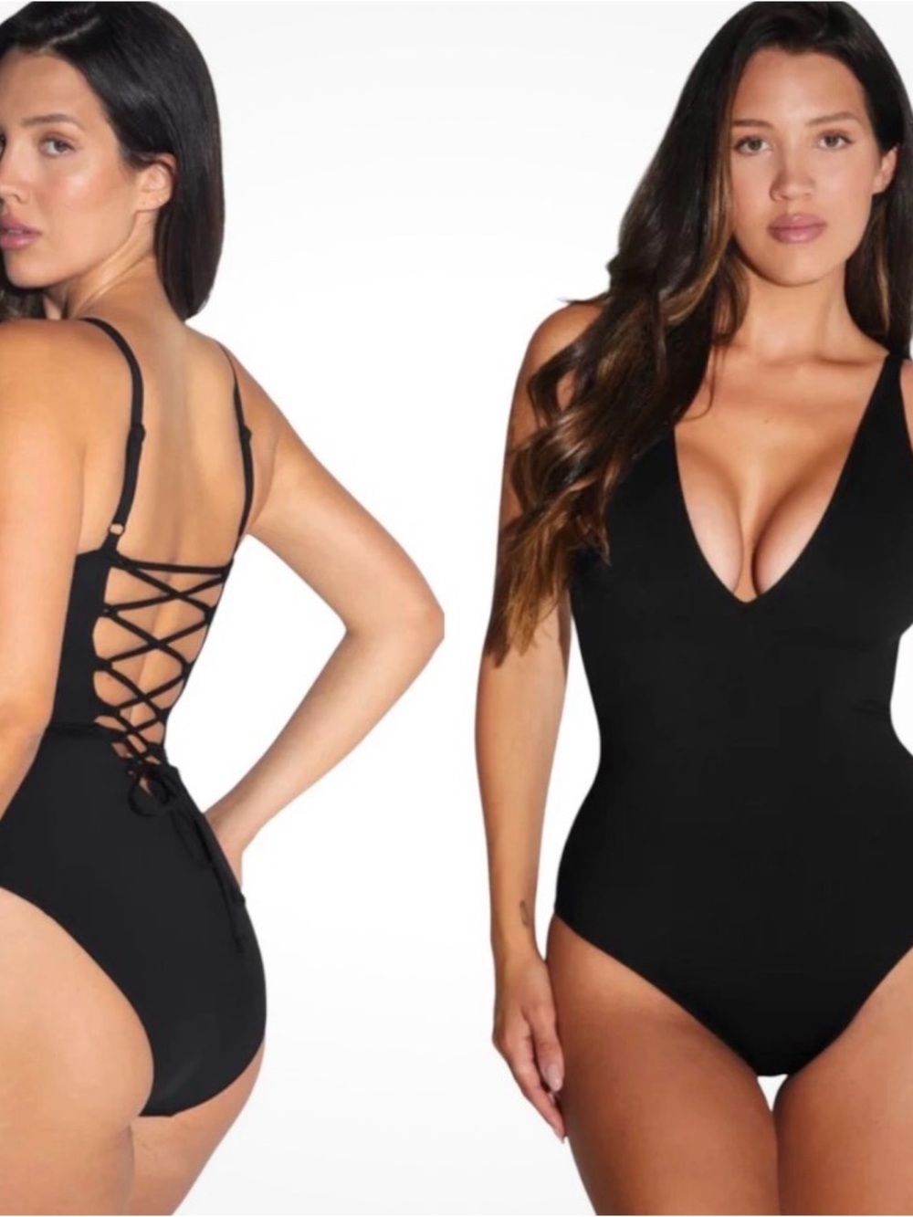 Ta3 women’s large Brazilian plungey one piece swimsuit mega sculpting plunge